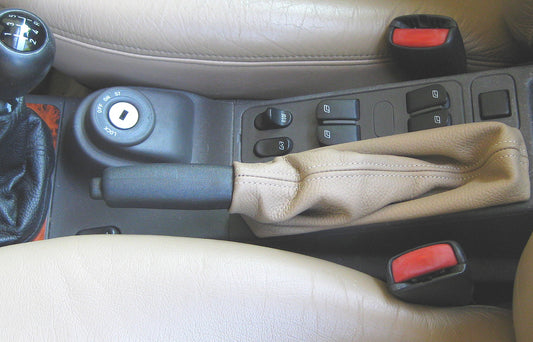 Genuine leather handbrake gaiter for SAAB 9.3 (1998-2003) and SAAB 900S-SE (1994-1997)